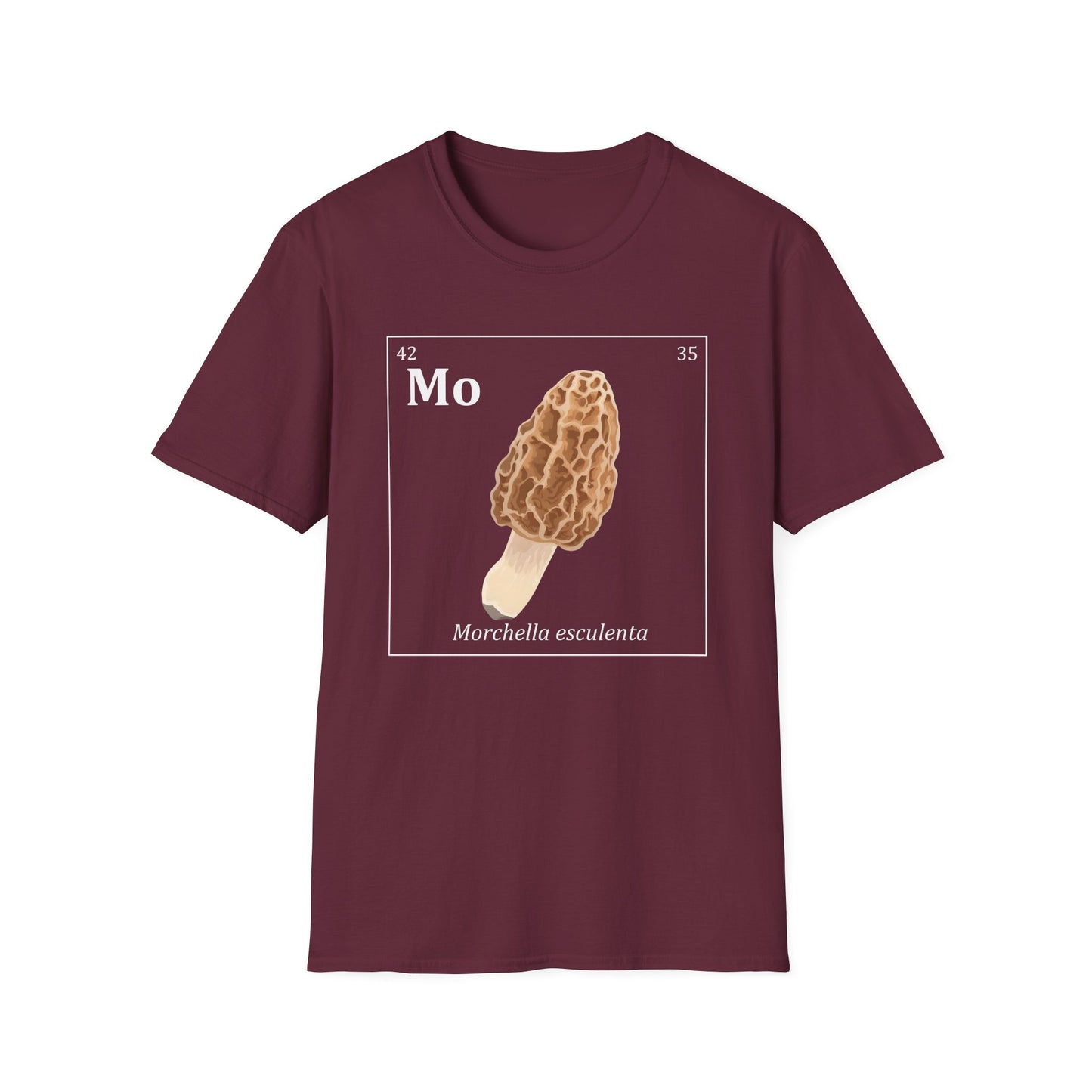 Periodic Table of Vegetables - Morel Mushroom T-Shirt