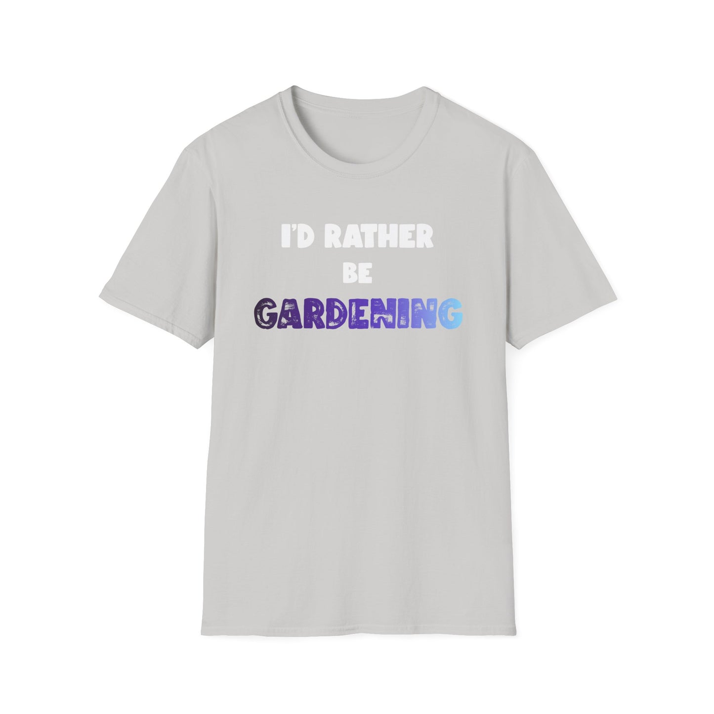 I'd Rather Be Gardening T-Shirt (Purple)