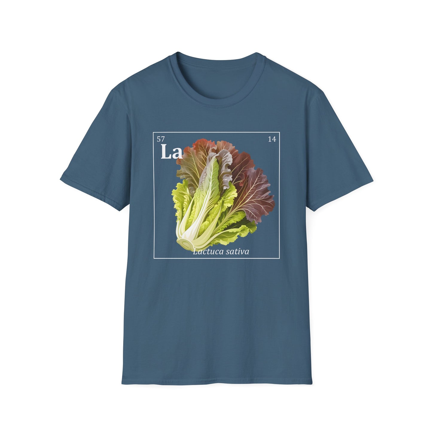 Periodic Table of Vegetables - Red Lettuce T-Shirt
