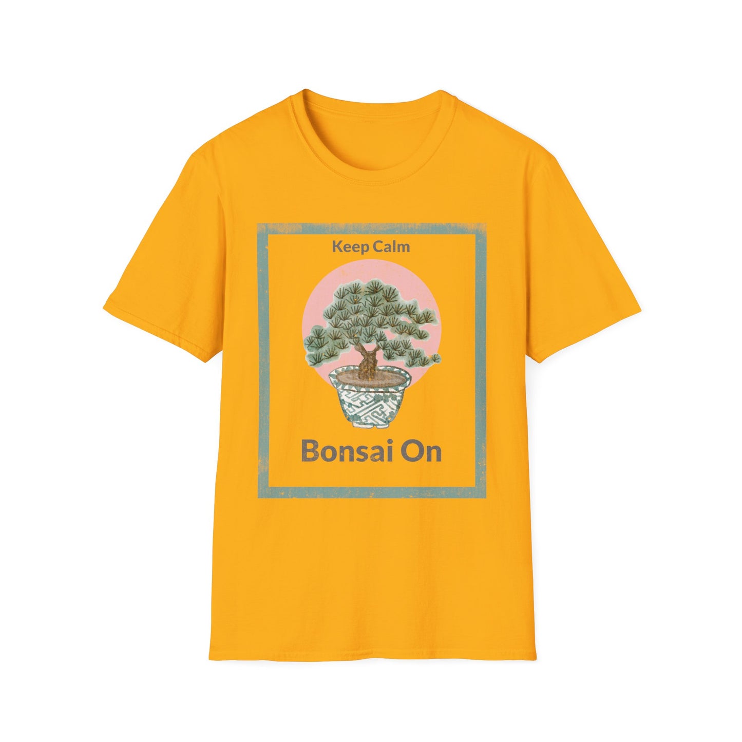 Keep Calm Bonsai On T-Shirt