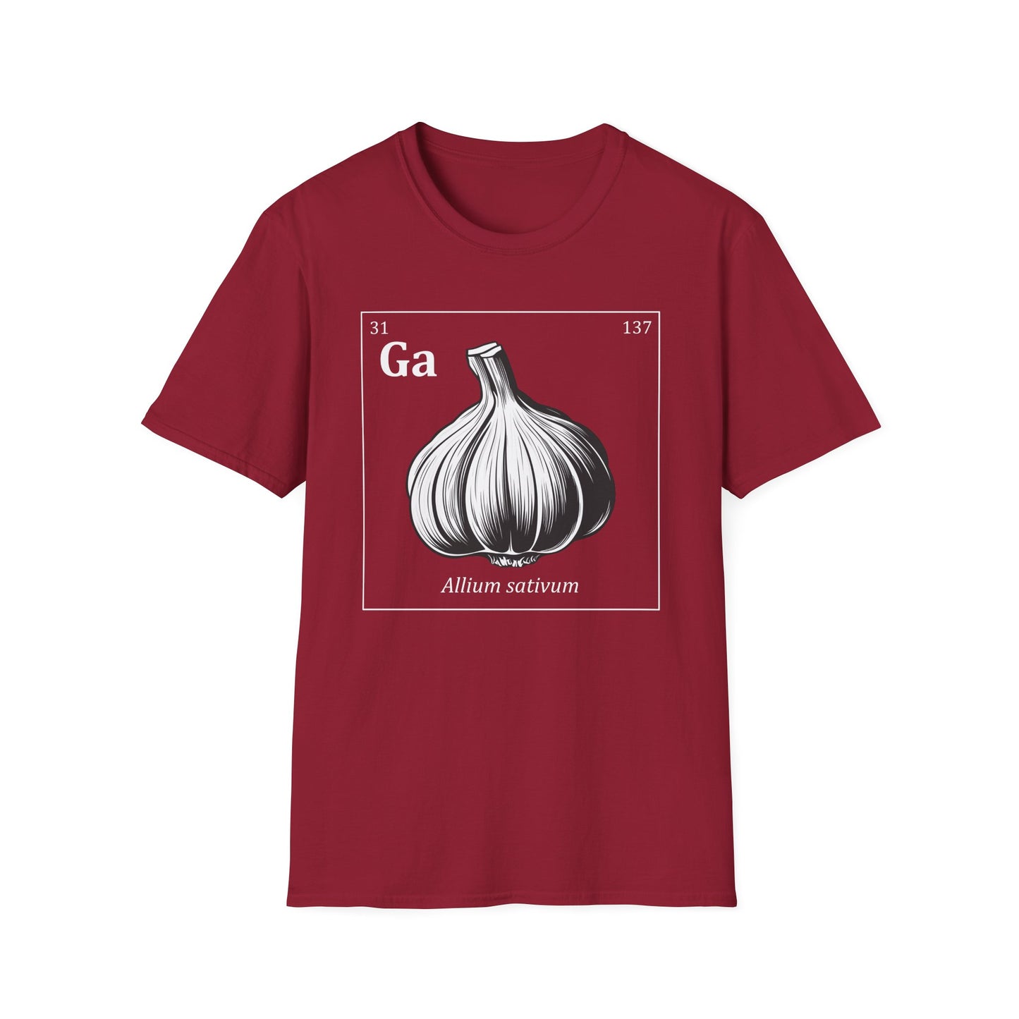 Periodic Table of Vegetables - Garlic T-Shirt