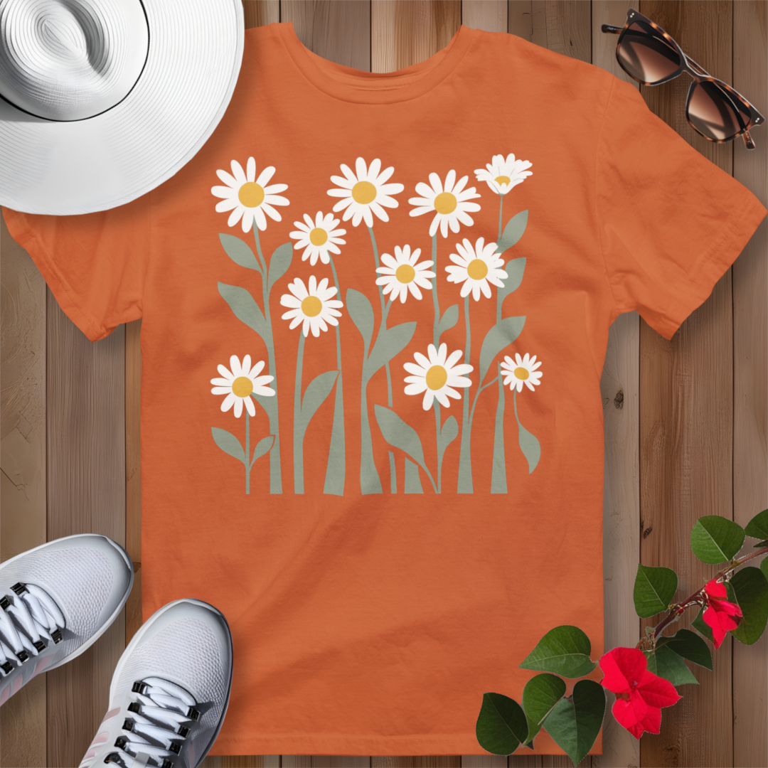 Abstract Daisies T-Shirt