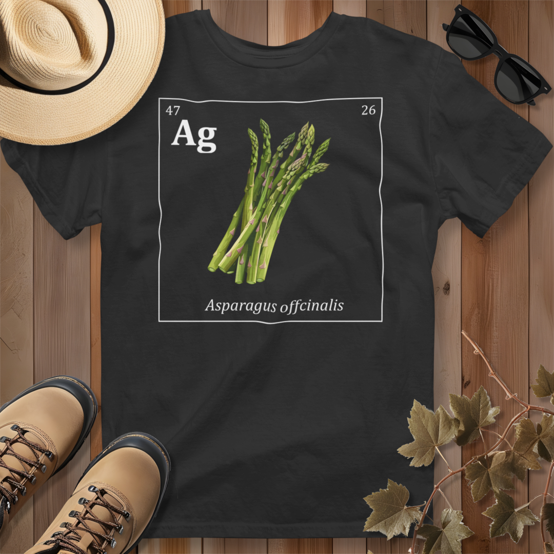 Periodic Table of Vegetables - Asparagus T-Shirt