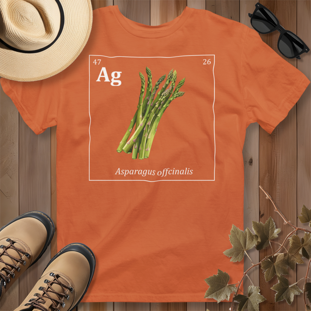 Periodic Table of Vegetables - Asparagus T-Shirt