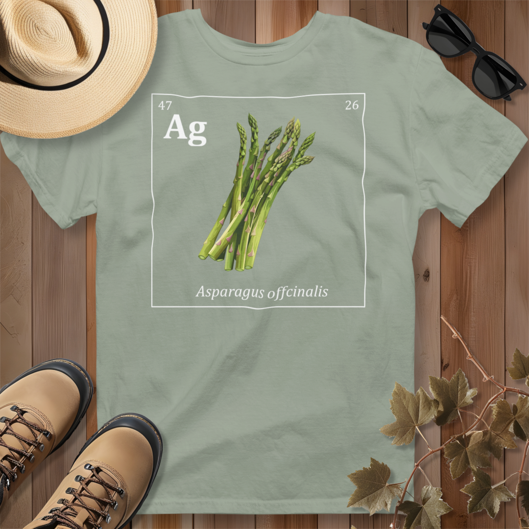 Periodic Table of Vegetables - Asparagus T-Shirt