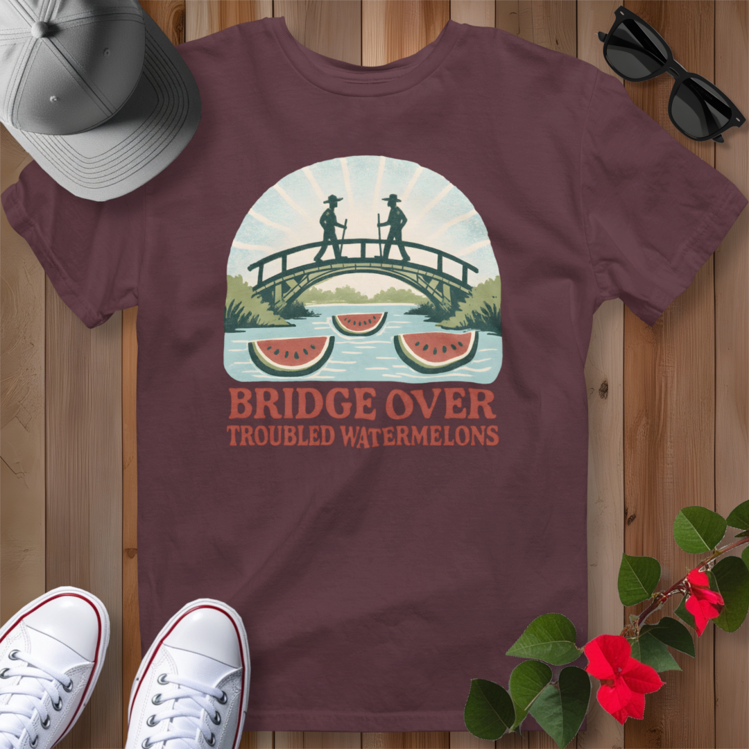 Bridge Over Troubled Watermelons T-Shirt