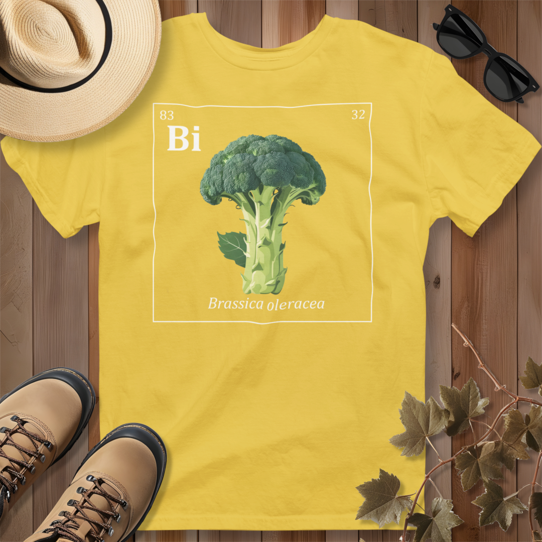 Periodic Table of Vegetables - Broccoli T-Shirt