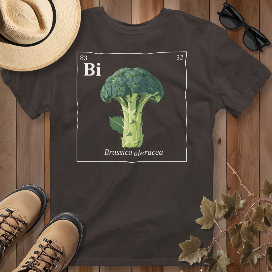 Periodic Table of Vegetables - Broccoli T-Shirt