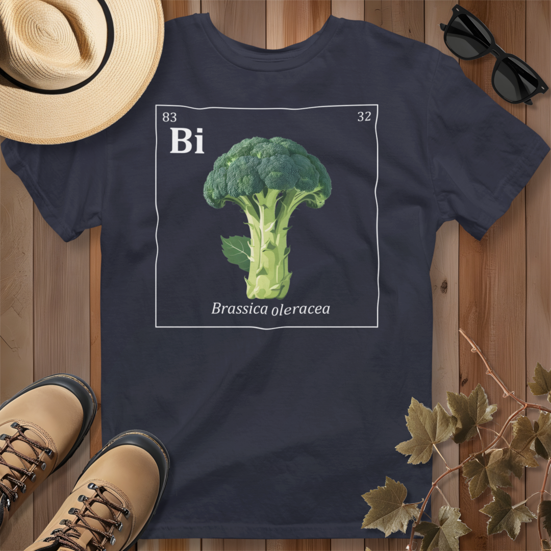Periodic Table of Vegetables - Broccoli T-Shirt