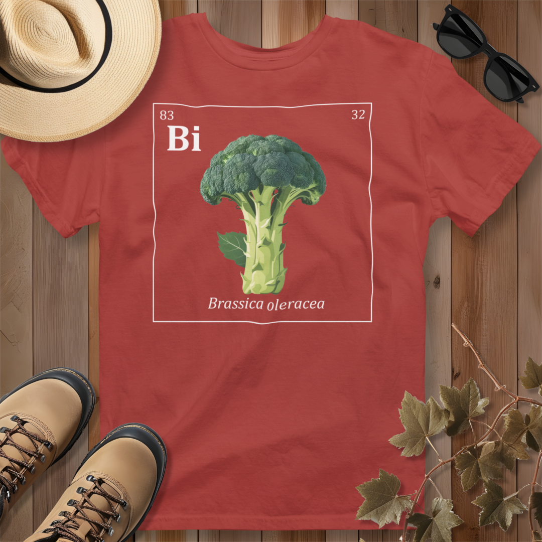 Periodic Table of Vegetables - Broccoli T-Shirt