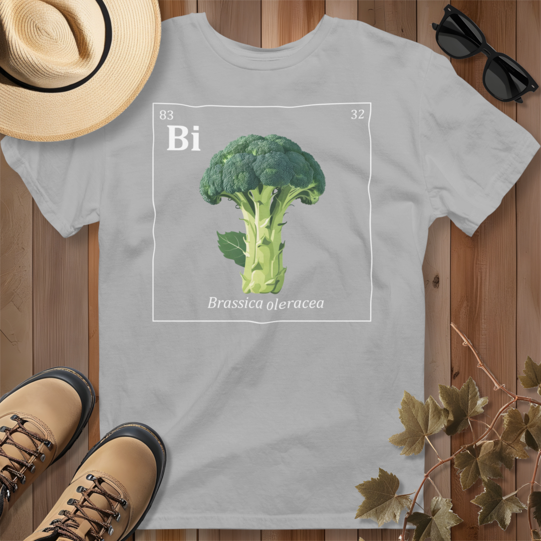 Periodic Table of Vegetables - Broccoli T-Shirt