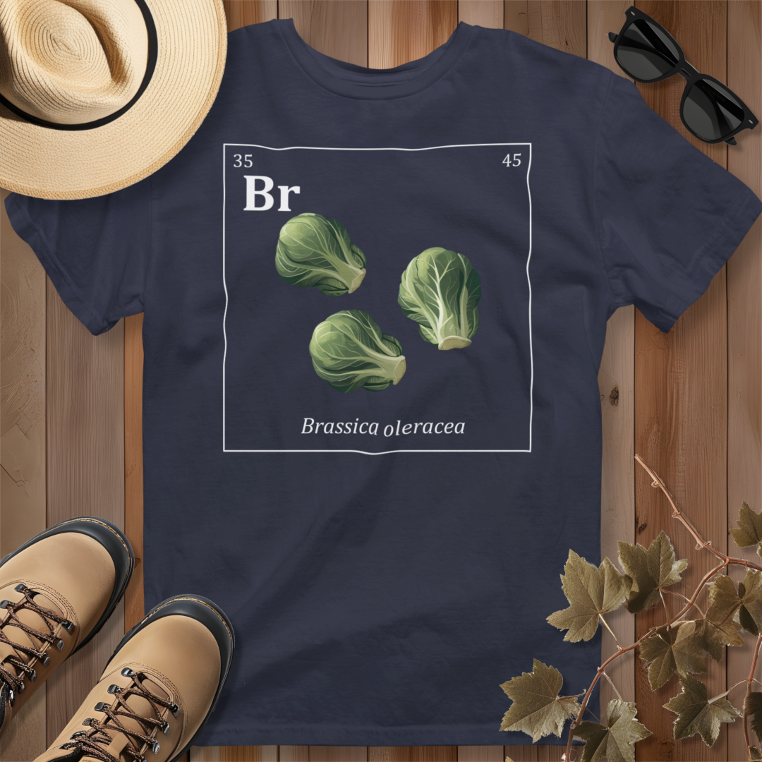 Periodic Table of Vegetables - Brussels Sprouts T-Shirt