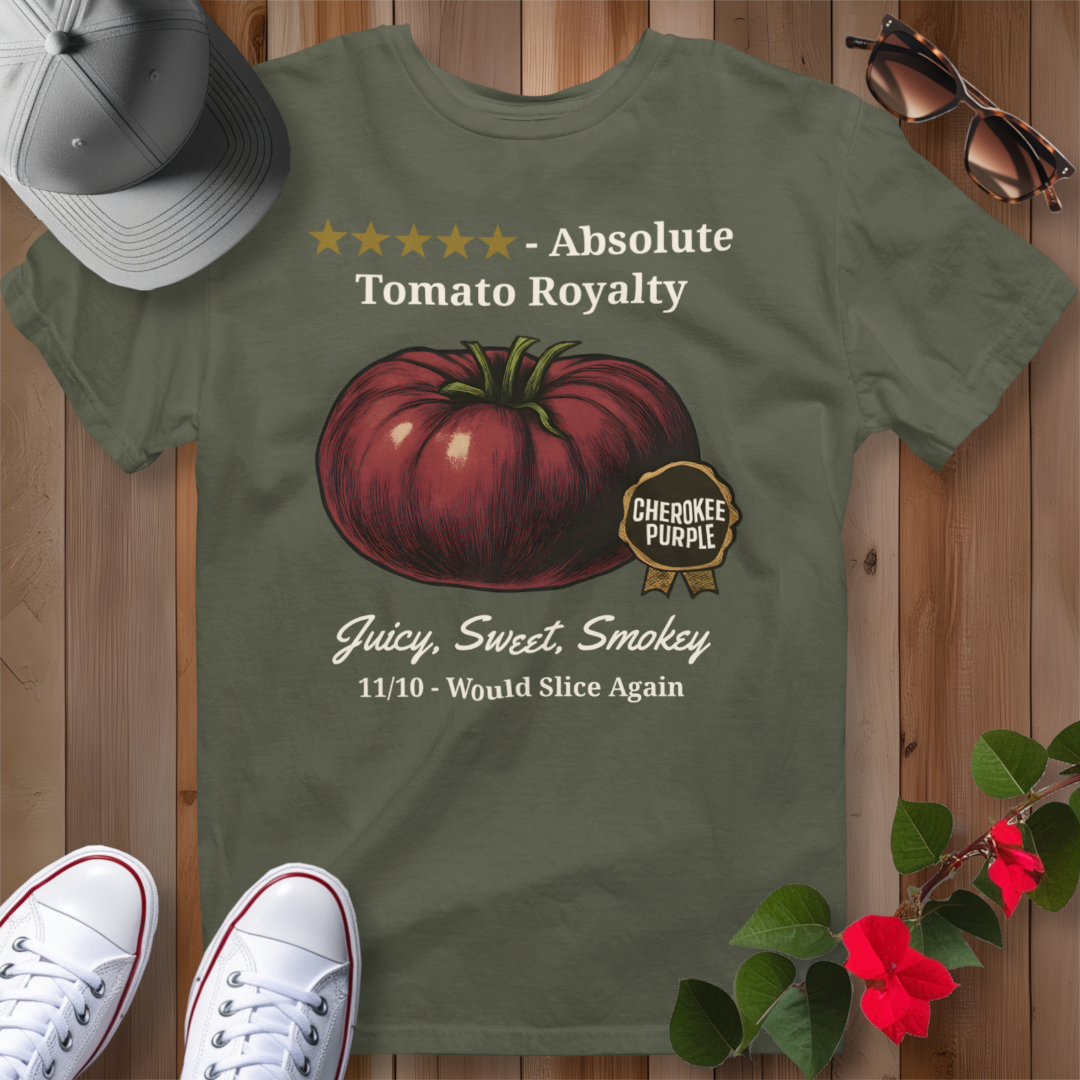 Cherokee Purple Tomato Review T-Shirt