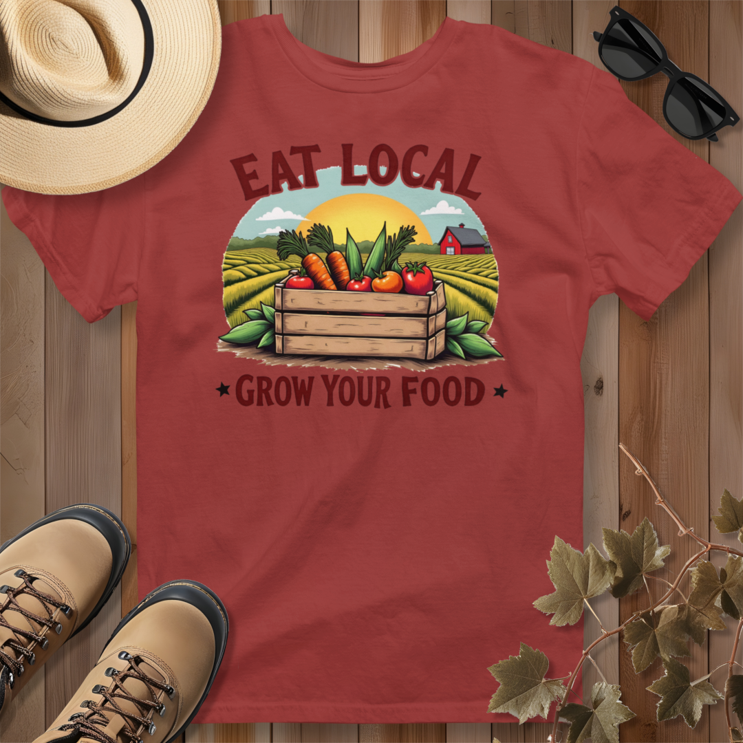 Eat Local Grow Your Food 2 T-Shirt