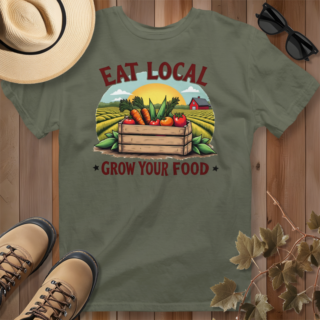 Eat Local Grow Your Food 2 T-Shirt