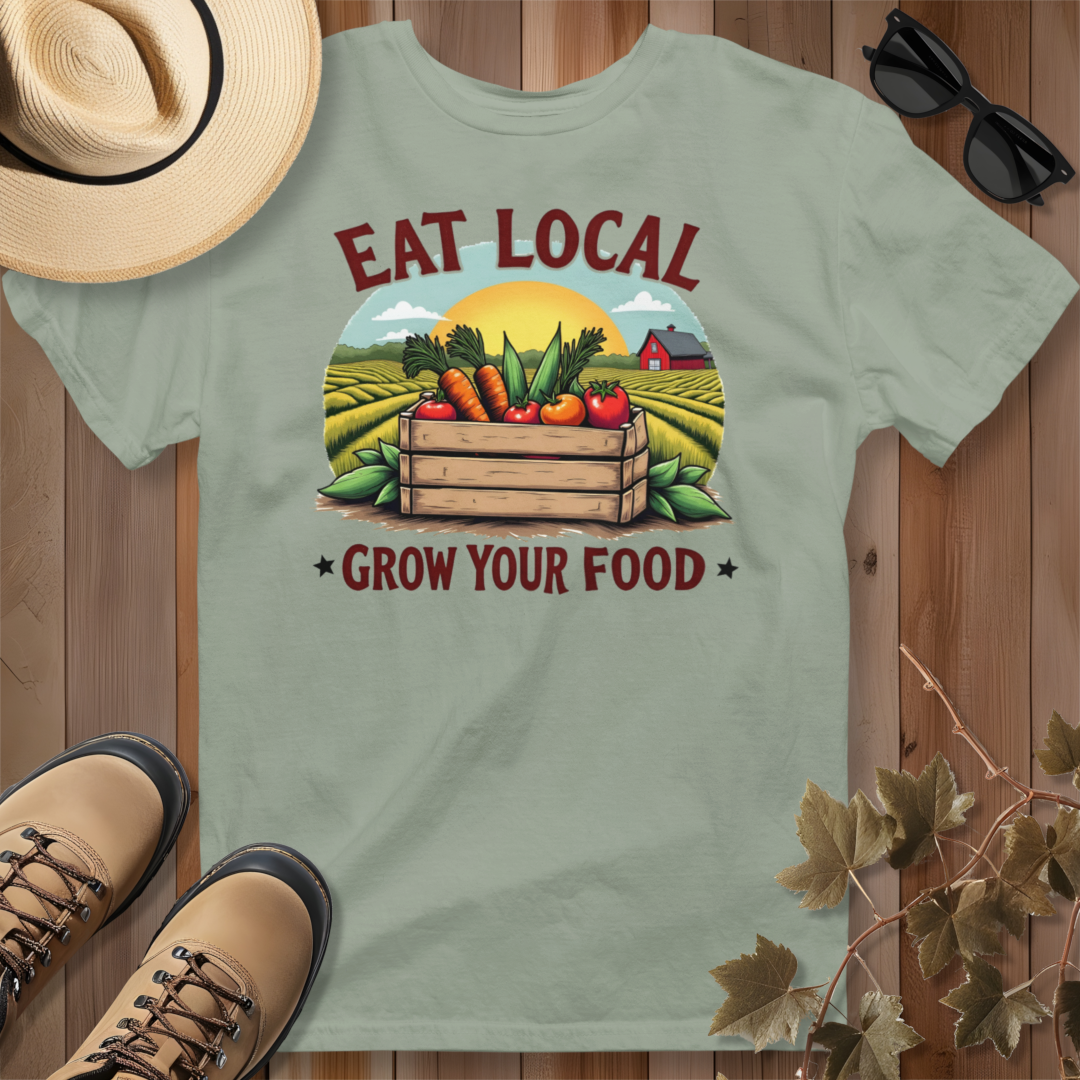 Eat Local Grow Your Food 2 T-Shirt