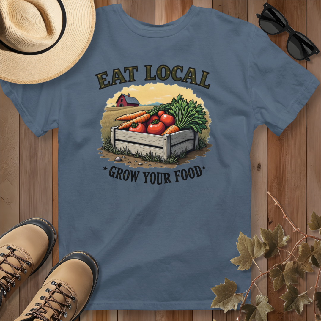 Eat Local Grow Your Food 3 T-Shirt