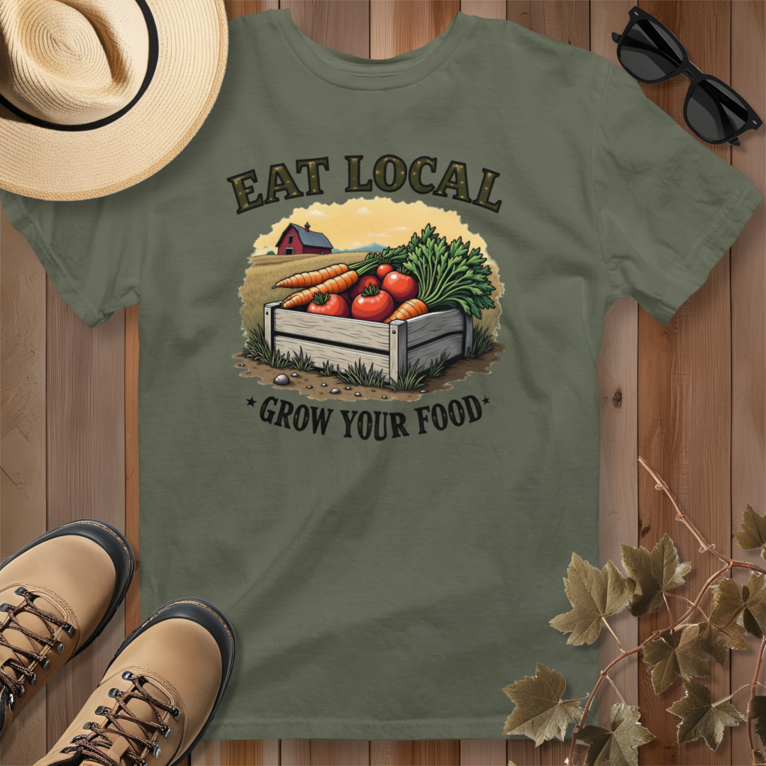 Eat Local Grow Your Food 3 T-Shirt