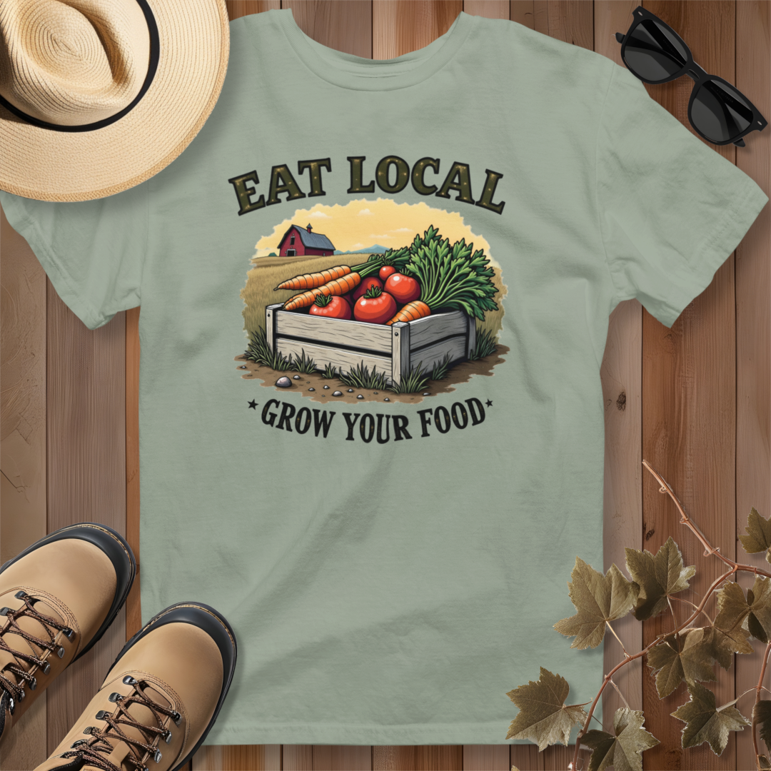 Eat Local Grow Your Food 3 T-Shirt