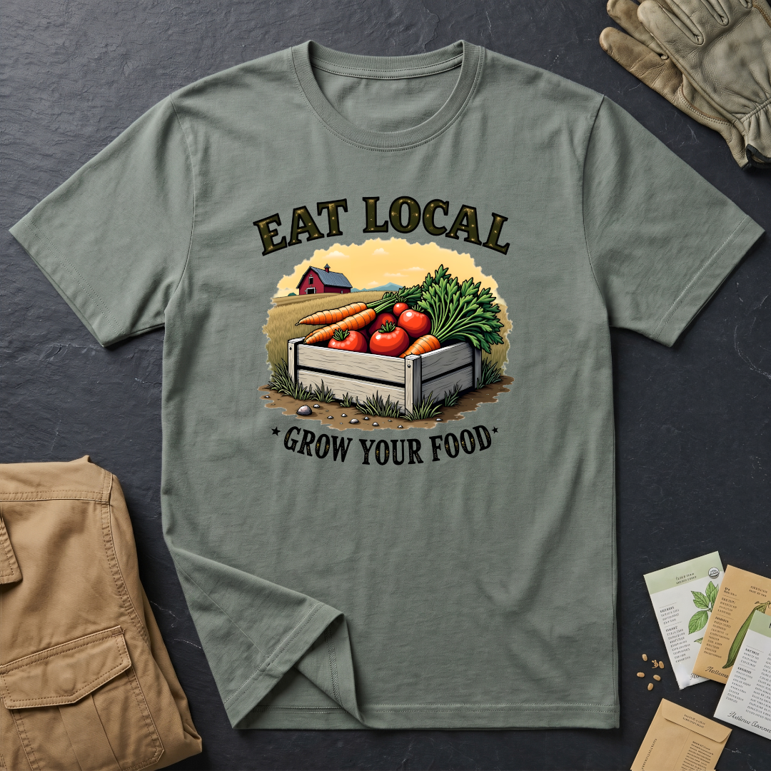 Eat Local Grow Your Food 3 T-Shirt
