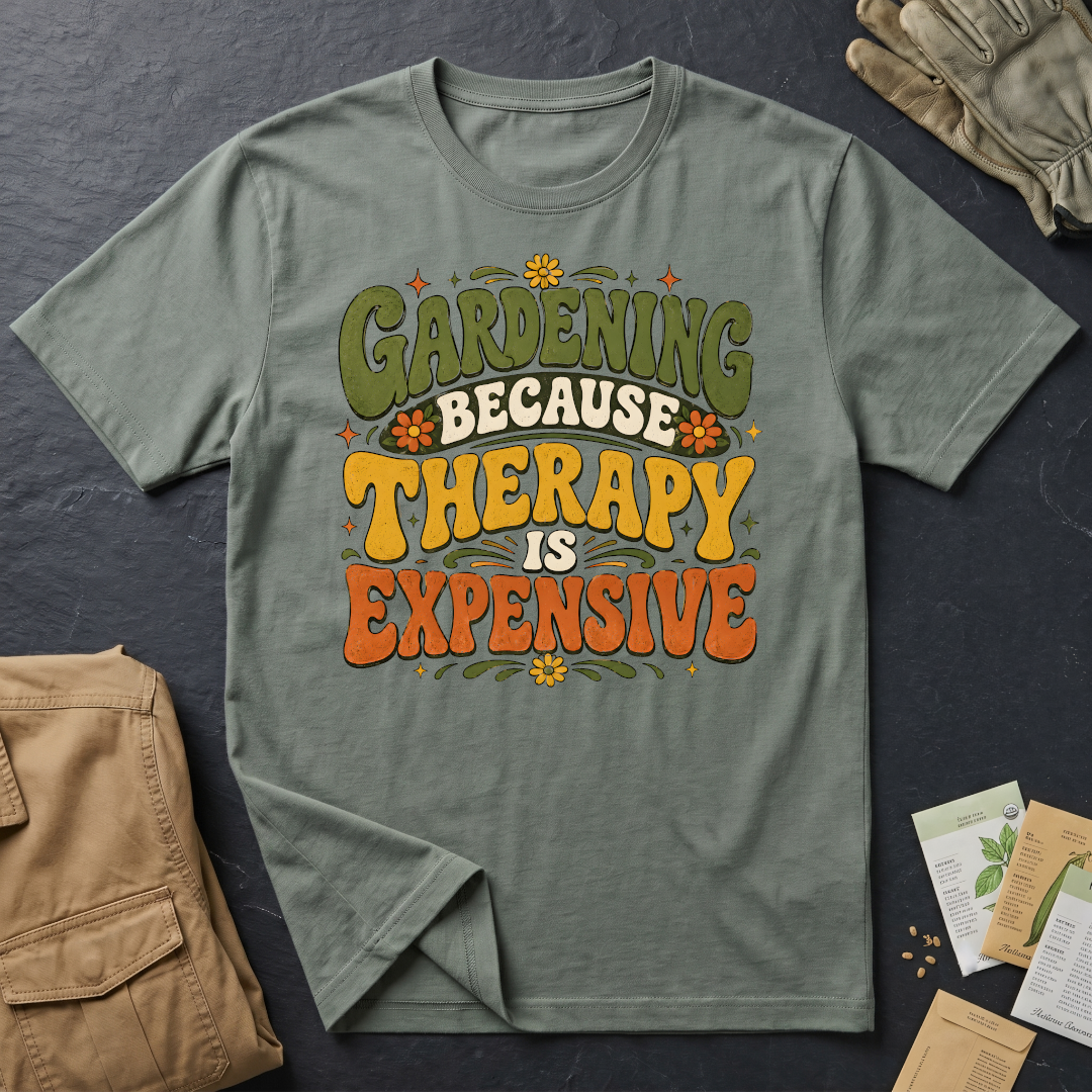 Gardening Because Therapy is Expensive T-Shirt