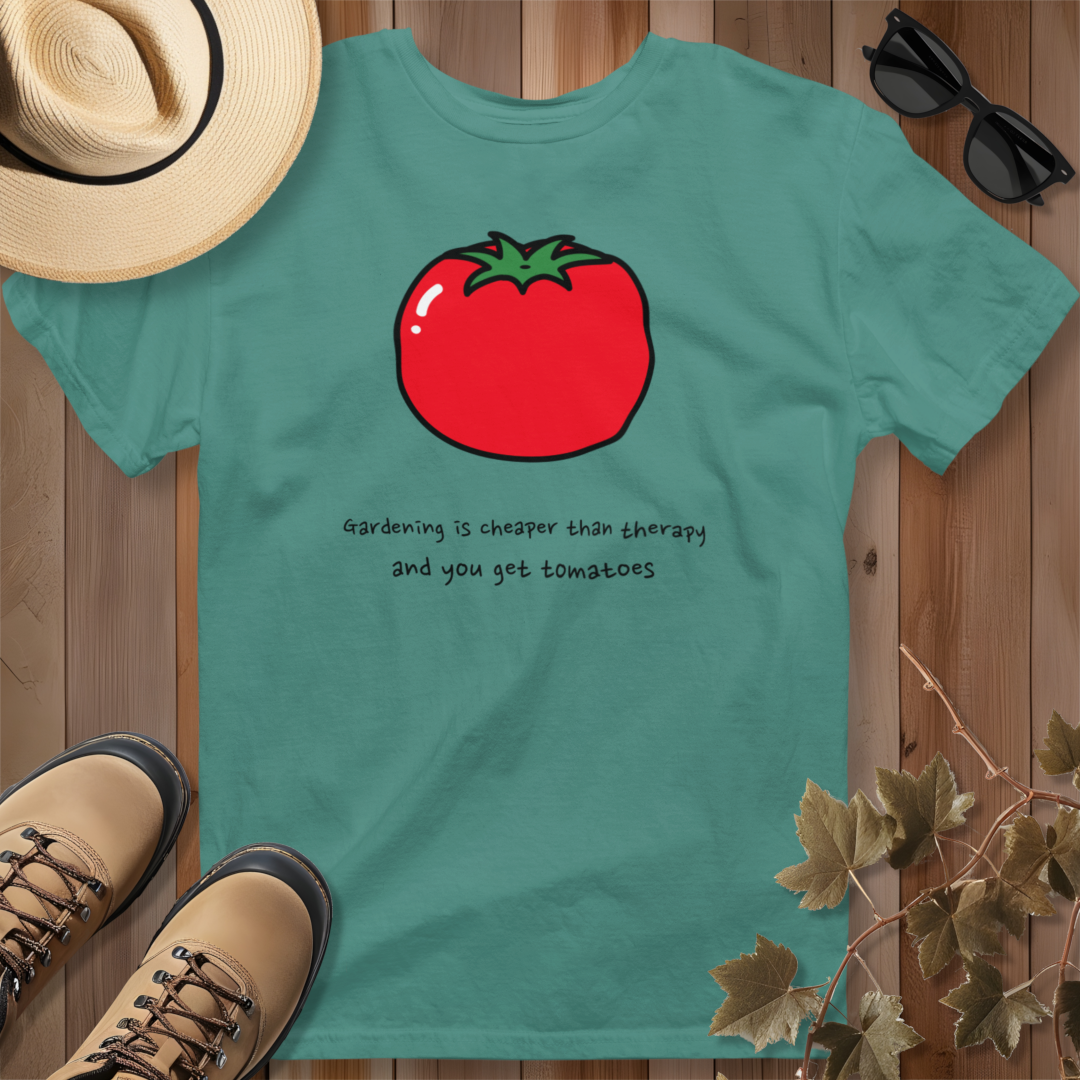 Gardening Is Cheaper Than Therapy and You Get Tomatoes T-Shirt