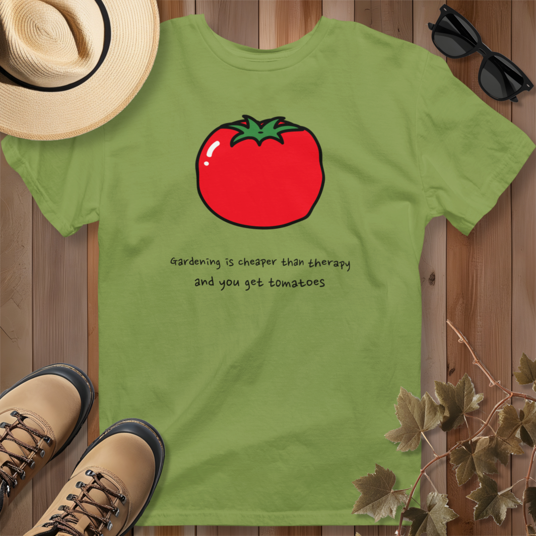 Gardening Is Cheaper Than Therapy and You Get Tomatoes T-Shirt
