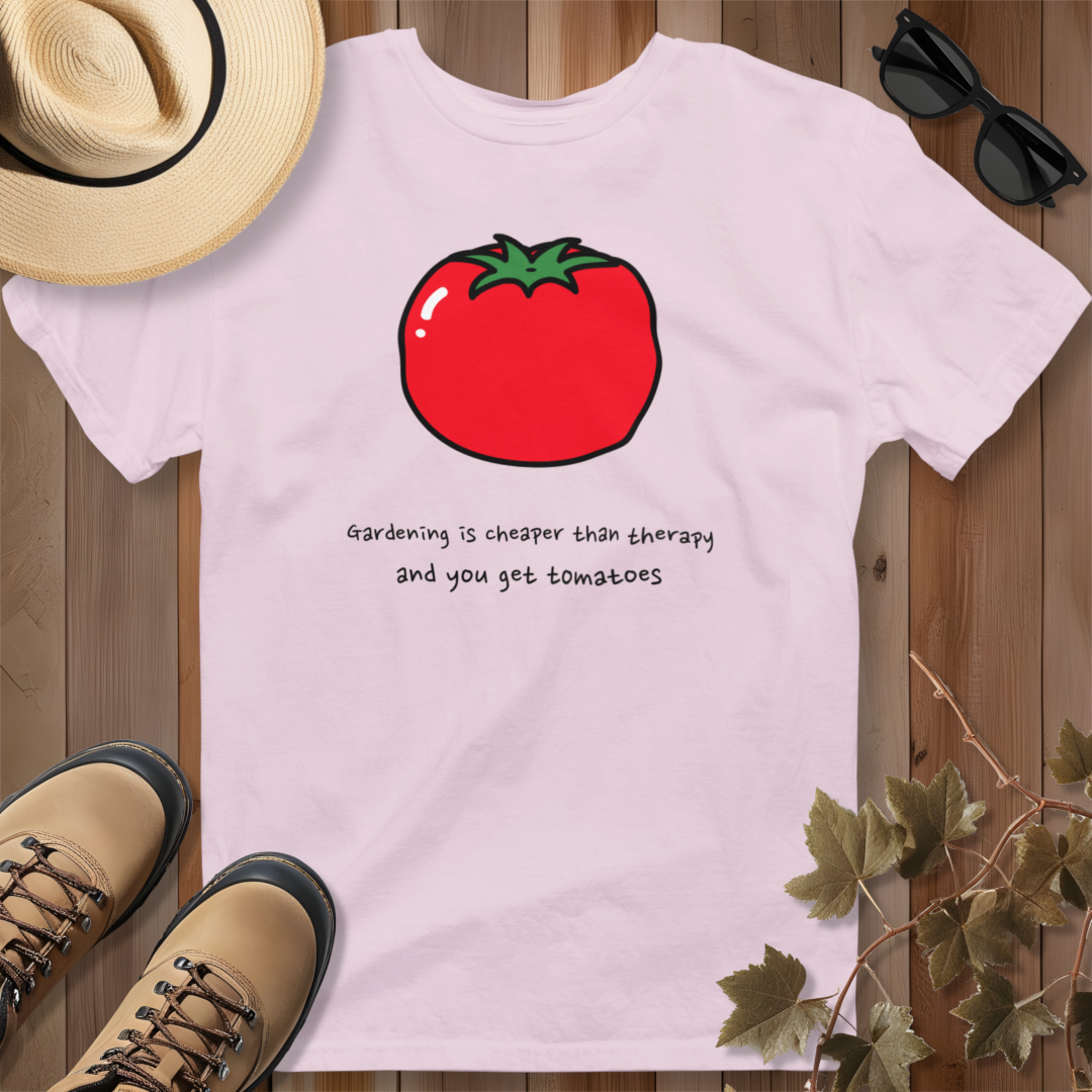 Gardening Is Cheaper Than Therapy and You Get Tomatoes T-Shirt