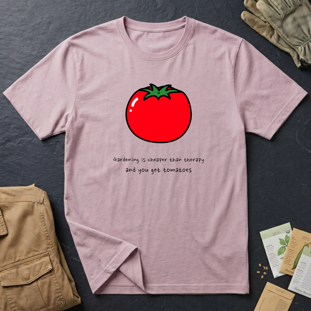 Gardening Is Cheaper Than Therapy and You Get Tomatoes T-Shirt