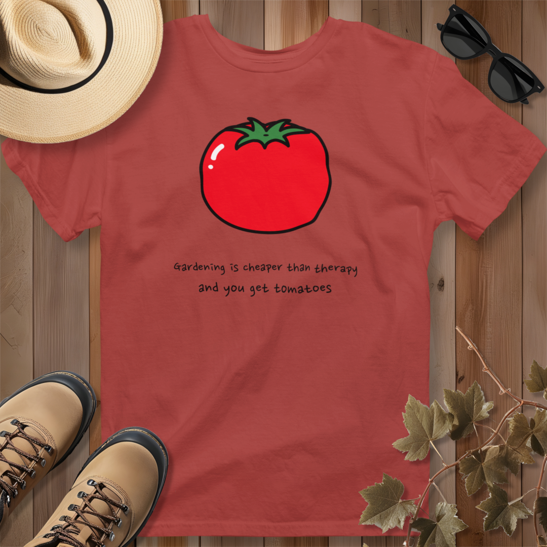 Gardening Is Cheaper Than Therapy and You Get Tomatoes T-Shirt