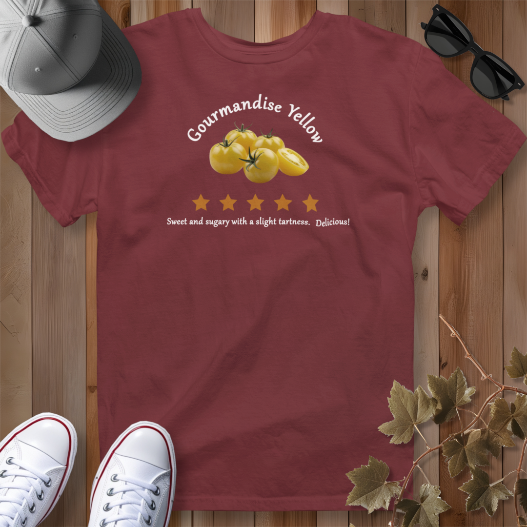 Gourmandise Yellow Tomato Review T-Shirt