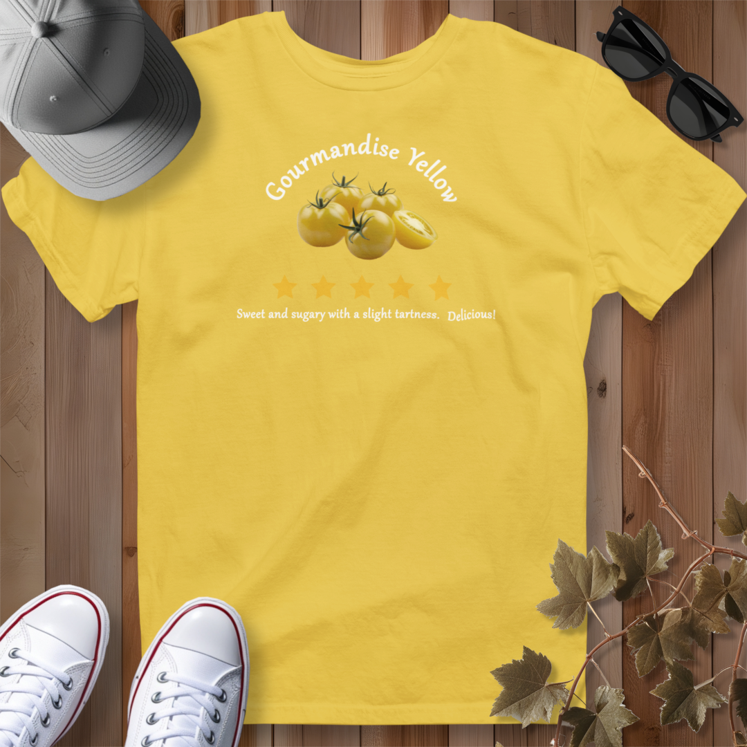 Gourmandise Yellow Tomato Review T-Shirt