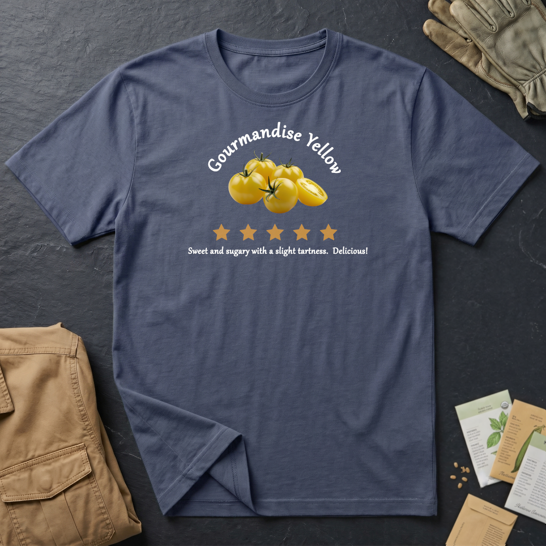 Gourmandise Yellow Tomato Review T-Shirt