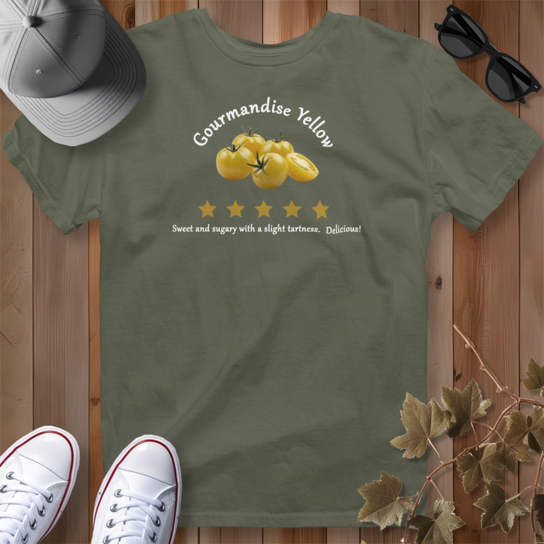 Gourmandise Yellow Tomato Review T-Shirt