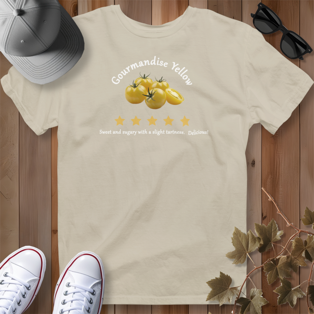 Gourmandise Yellow Tomato Review T-Shirt