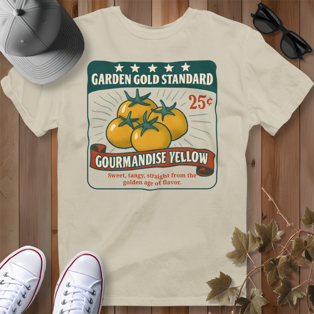 Gourmandise Yellow Tomato Gold Standard T-Shirt