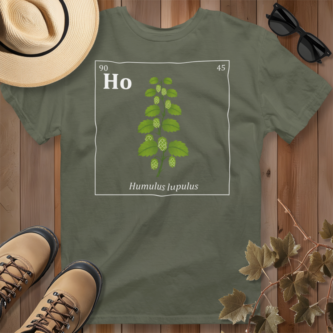 Periodic Table of Vegetables - Hops T-Shirt