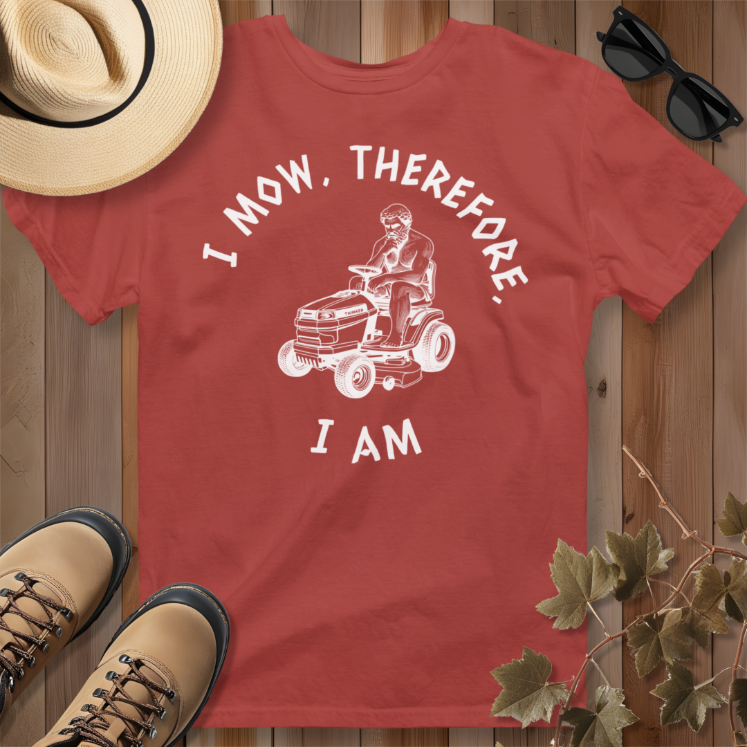 I Mow, Therefore, I Am (W) T-Shirt