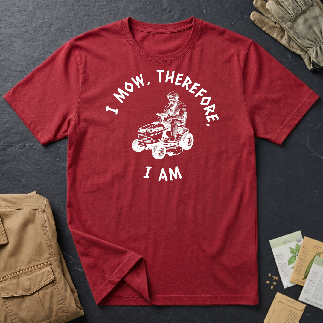 I Mow, Therefore, I Am (W) T-Shirt