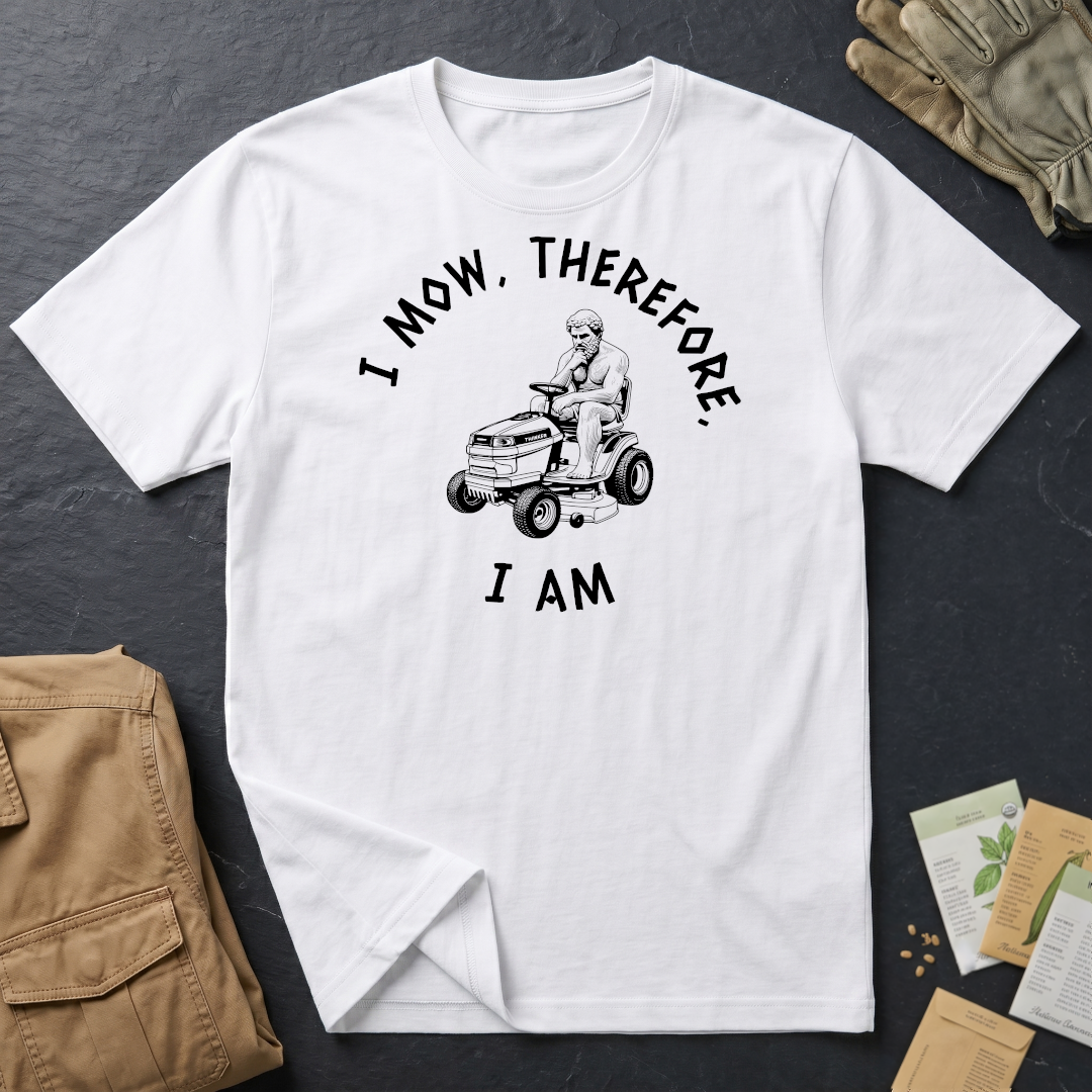 I Mow, Therefore, I Am T-Shirt