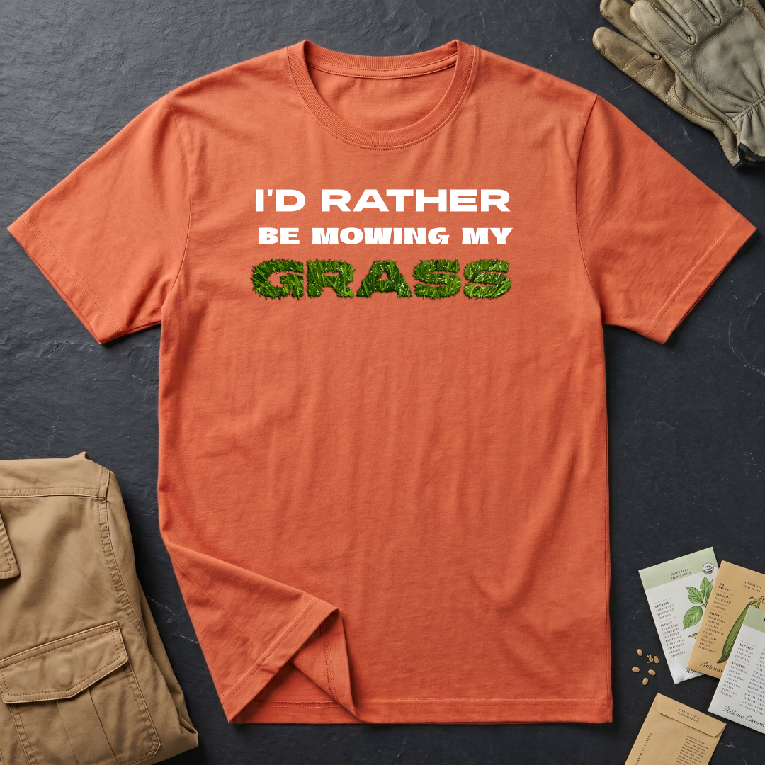 I'd Rather be Mowing My Grass T-Shirt