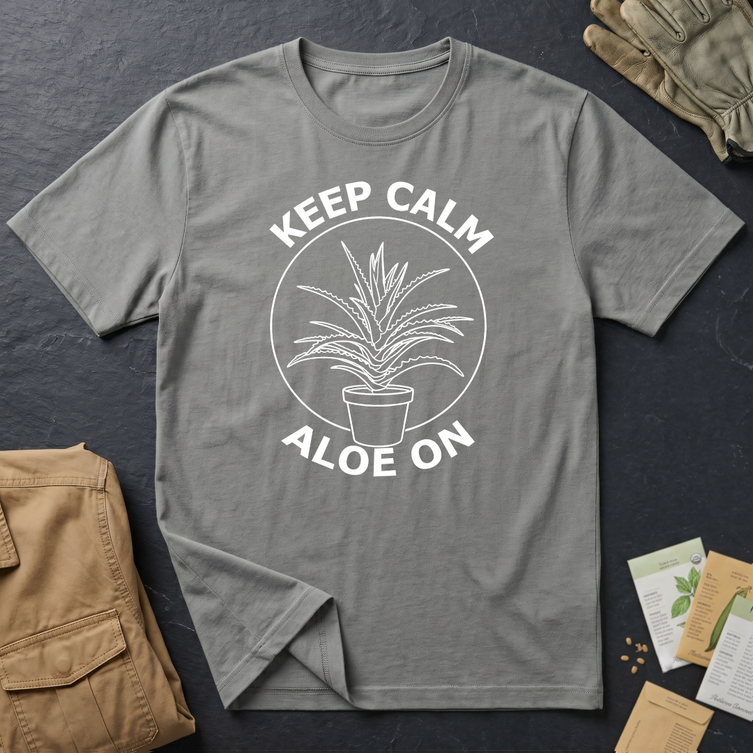 Keep Calm Aloe On (W) T-Shirt