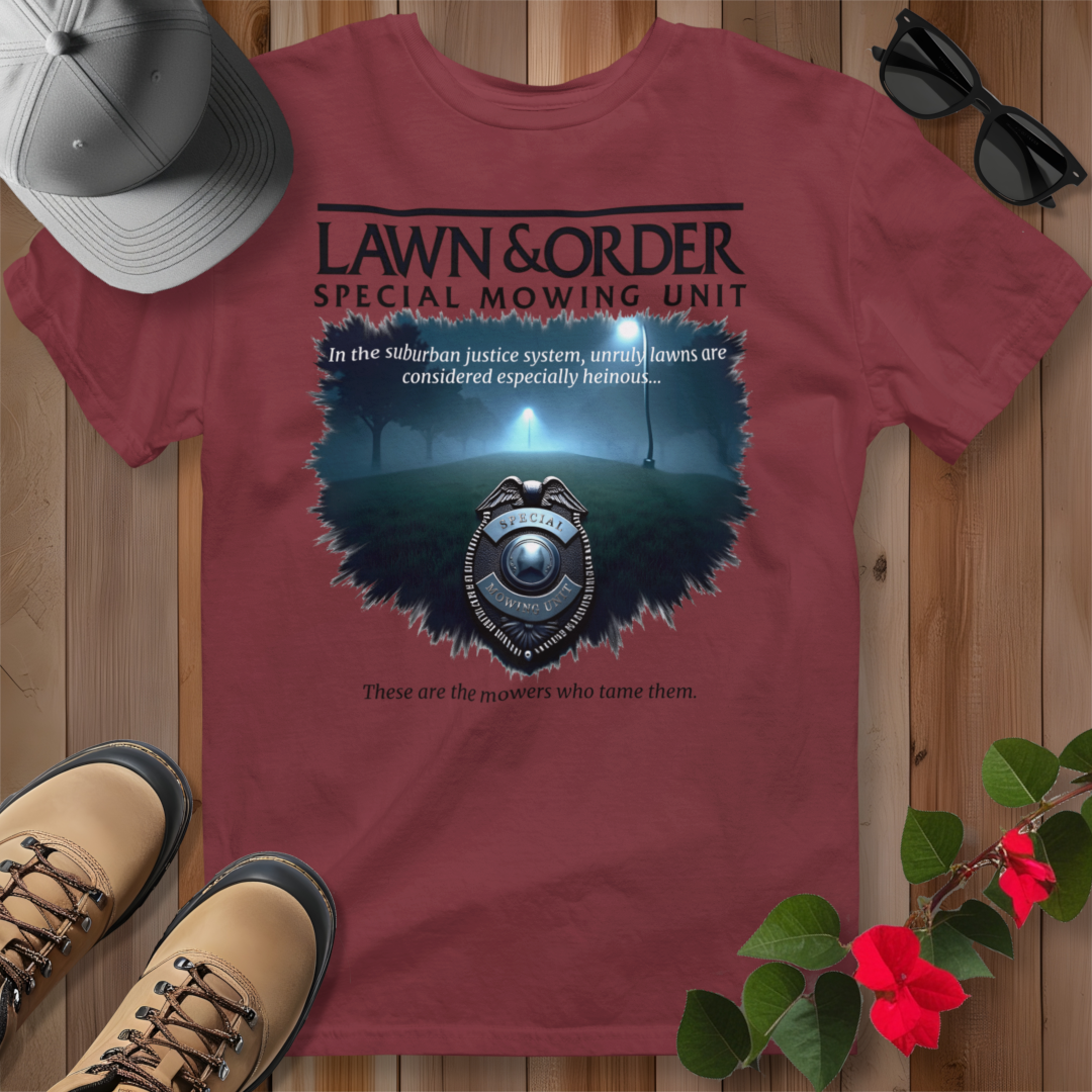 Lawn & Order Special Mowing Unit T-Shirt