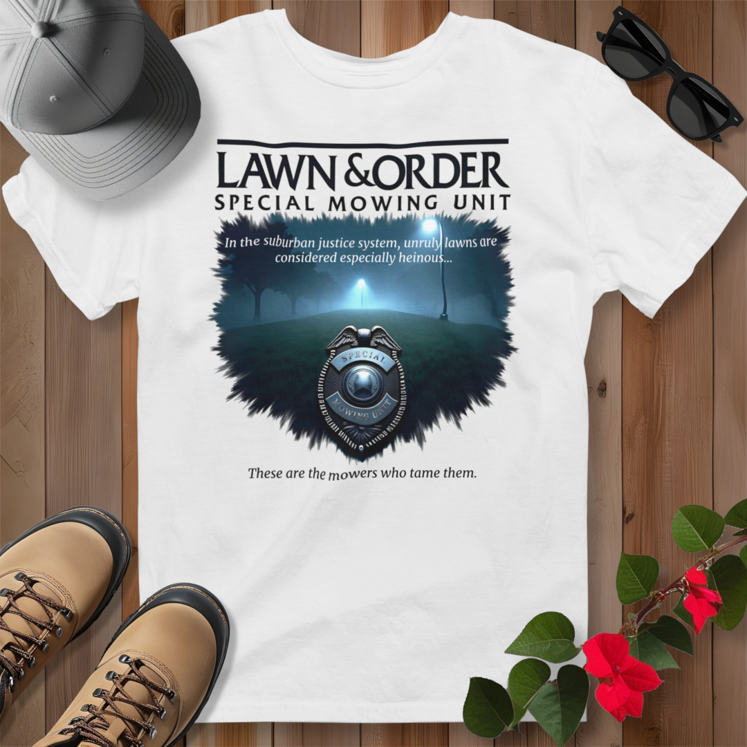 Lawn & Order Special Mowing Unit T-Shirt