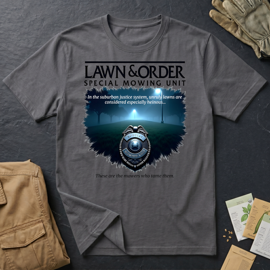 Lawn & Order Special Mowing Unit T-Shirt