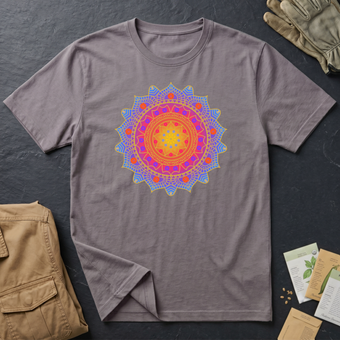 Hawaiian Hibiscus Mandala T-Shirt BPRY