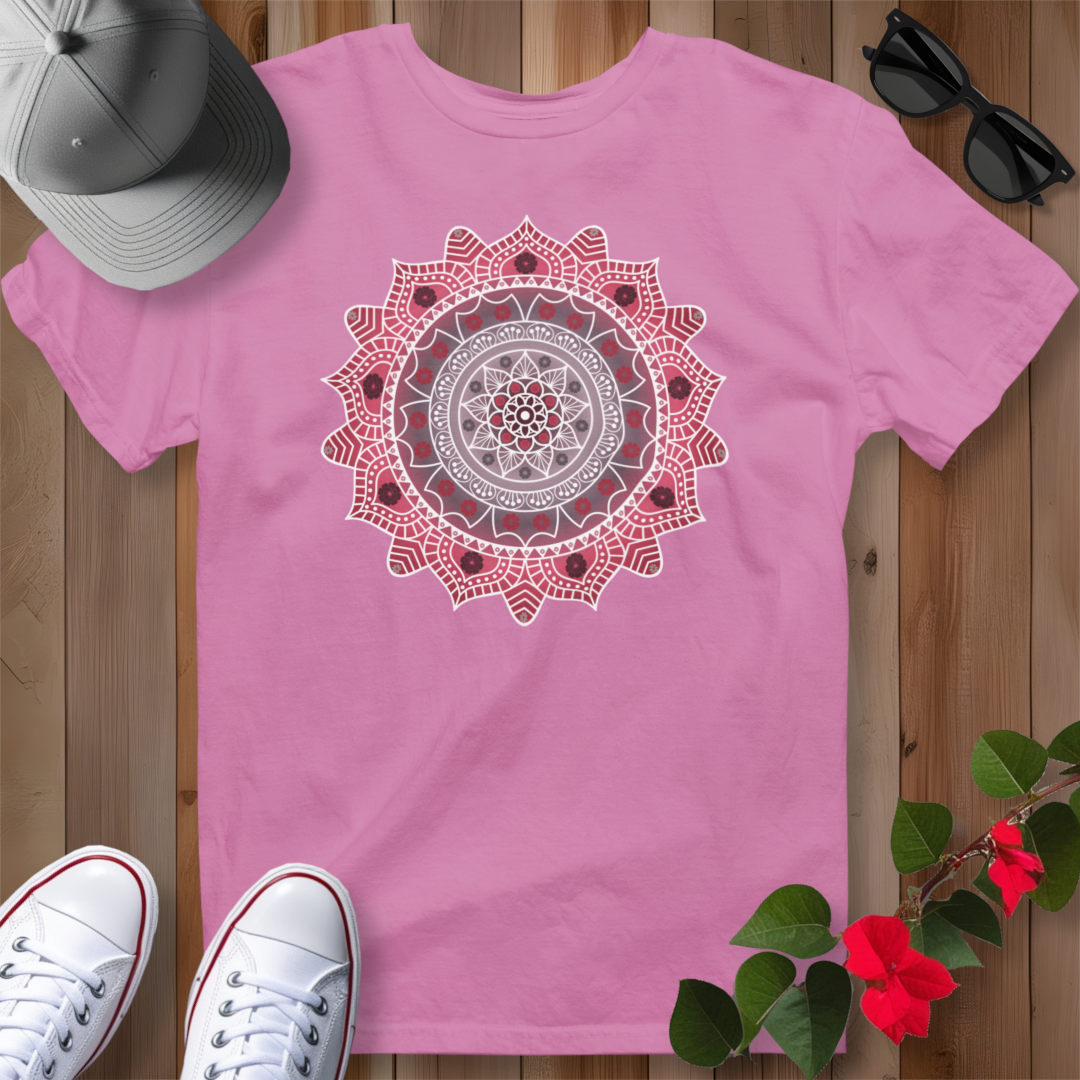 Hawaiian Hibiscus Mandala T-Shirt RGr
