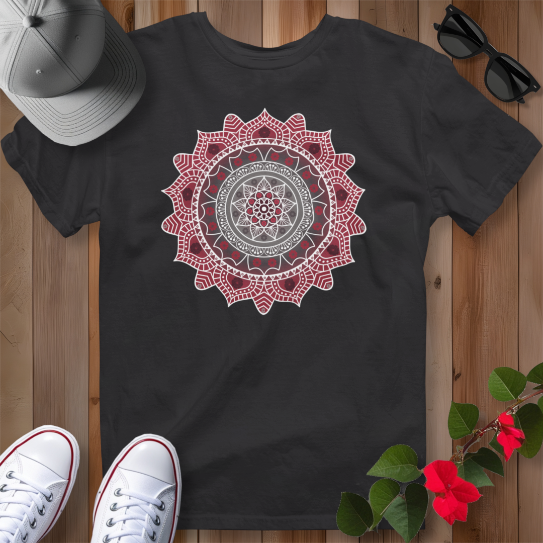 Hawaiian Hibiscus Mandala T-Shirt RGr