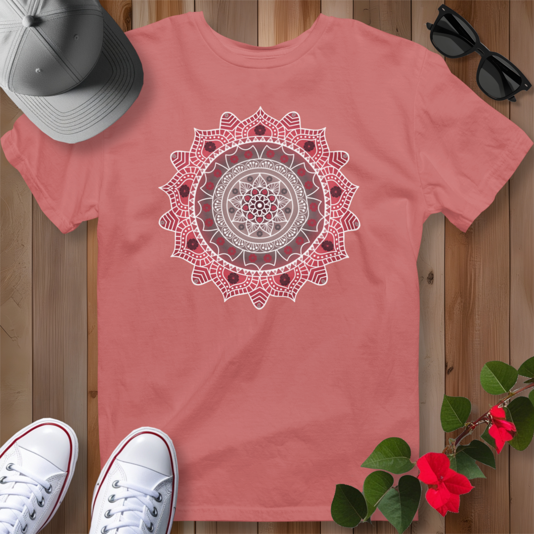 Hawaiian Hibiscus Mandala T-Shirt RGr