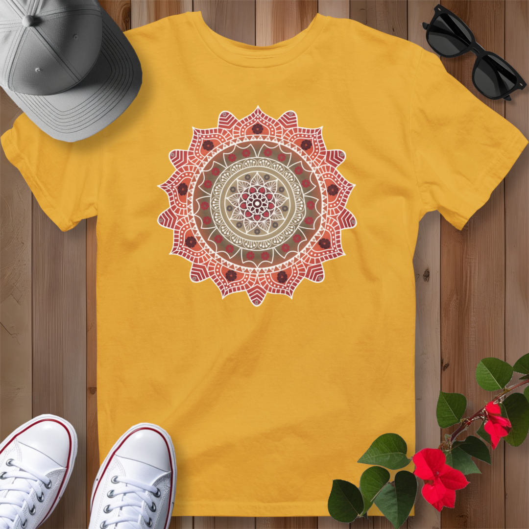 Hawaiian Hibiscus Mandala T-Shirt RGr